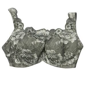 NWT‎ Soma Intimates Lace Camisole Bra Size 34C Gray Olive